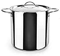 IBILI - Olla super alta con tapa noah, 20 cms, Acero inoxidable 18/10, Apta para induccion