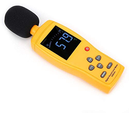 Digitaler Schallpegelmessgerät, Dezibel Messgerät Hochpräziser industrieller Schallpegelmesser 30-130 dB (A), 35-130 dB (C) Sound Level Meter