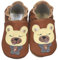 HOBEA-Germany Krabbelschuhe für Jungs und Mädchen in verschiedenen Designs (24/25 EU, Bär braun)