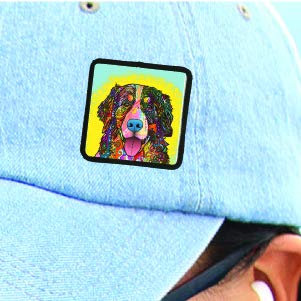 Enjoy it Berner MTN. Hunde-Aufnäher, dekorativ, Motiv Dean Russo