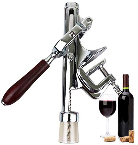 MU Décapsuleurs Ouvre Tire-Bouchons Tire-Bouchon Bouteille de Bureau Fixe Ouvre Bouteille de Vin Multi-Fonction Ouvre Accessoires de Cuisine,26.5 * 32.5Cm