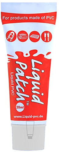 Flüssiges PVC Flicken Reparatur Set Liquid Patch Schlauchboot Kleber Weiß