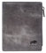 Solo Pelle® Slim Wallet KOMPA mit Münzfach [bis zu 13 Karten] Slimwallet [RFID-Schutz] Kartenetui [Leder] Smart Wallet für Männer und Damen (Steingrau)
