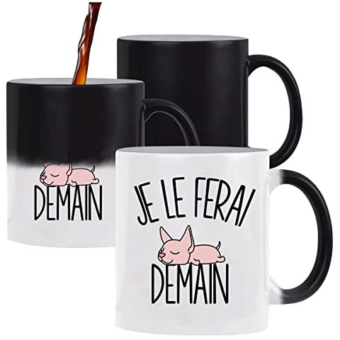 Mug Magique Chat Sphynx Je le ferai demain