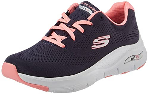 Skechers Women's Arch Fit Big Appeal Sneaker, Navy, 3.5 UK