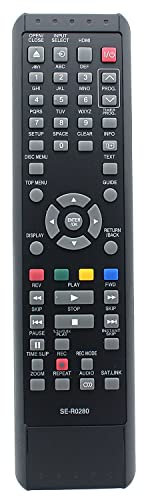 Télécommande de rechange pour lecteur vidéo DVD Toshiba D-R17DT D-R17DTKB SE-R0280
