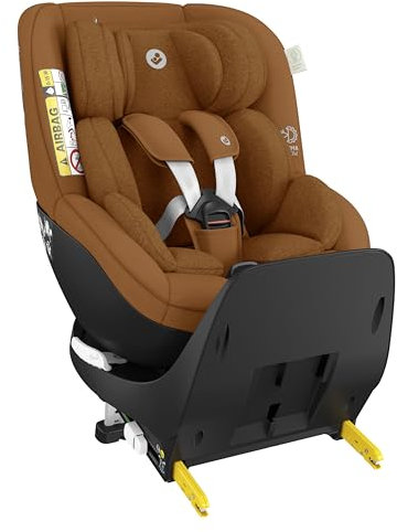 Maxi-Cosi Mica Pro Eco i-Size, 360°-Kindersitz mit ISOFIX, 0-4 Jahren, 40-105 cm, ClimaFlow, G-CELL-Seitenaufprallschutz, drehbarer Kindersitz, Neugeborene & Kleinkindsitz, Authentic Cognac