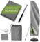 SANZARO Sonnenschirm Schutzhülle mit Stab - 600D Oxford Stoff, Reißfestes RipStop-Gewebe, UV-Beständig, PVC Beschichtung, Ampelschirm Hülle, Gartenschirm Abdeckung wasserdicht, (40/80/50x280 cm)