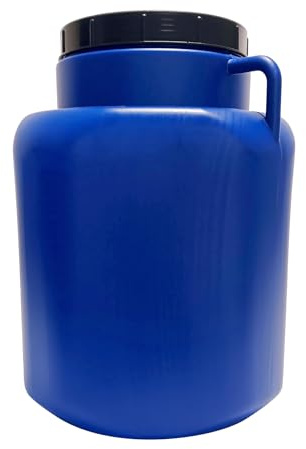 Fass quadratisch 50l blau | Weithalsfass lebensmittelecht Camping lagern Regenfass
