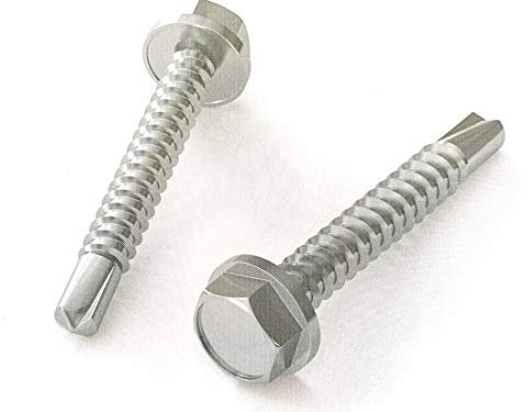 VITI AUTOPERFORANTI TESTA ESAGONALE FINTA RONDELLA PIANA DIN 7504-K -4,8 mm-22 mm-500 PZ