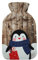 Wärmflasche Gummi Bettflasche 2 Liter mit Polyester Bezug PINGUIN Motiv