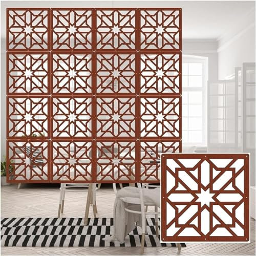 Hängender Raumteiler Hängender Paravent Wohnzimmer Trennwände Panel Paravent, Esszimmer Küche Büro Holz Kunststoff Dekoration Paravent Hängende Raumteiler Paneele