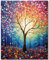 TISHIRON Baum des Lebens Abstrakte Farbe nach Zahlen Kit für Erwachsene Anfänger DIY Bunte Bäume Paint-by-Number Kits auf Leinwand Ölgemälde für Home Office Wanddekoration 16x20 inch ohne Rahmen
