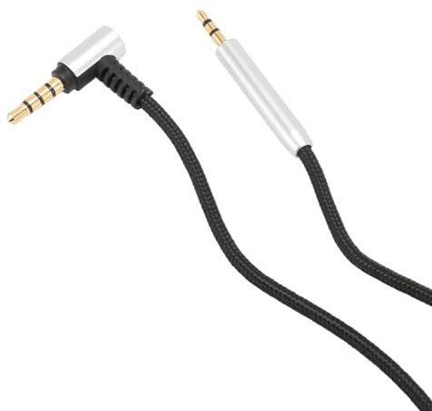 Ersatz-Audiokabel, 2,5 Mm auf 3,5 Mm Kopfhörerkabel mit Inline-Mikrofon und Lautstärkeregler, für QC25 QC35 QC35II QC45 NC700 Y40 Y45 Y50, 4,9 Fuß