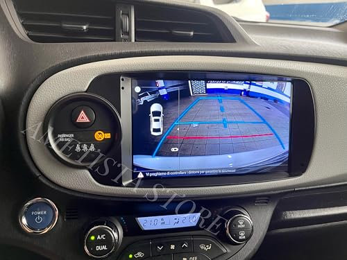 【8+256 GIGA】Car Tablet Autoradio 9'' Android 14 2 da 9“ pollici adatta per Toyota Yaris 2012-2020 WiFi 4G |Bluetooth |Navigatore| CarPlay|Android Auto| Mantenimento Della Retrocamera Di Serie
