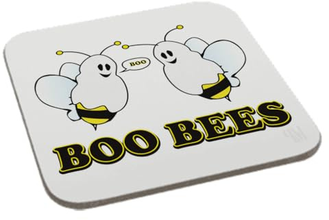 Perfect Mugs Boo Bees Printed Coaster Humour Christmas Novelty Gift Birthday Xmas Secret Santa Present Men Women Tea Coffee