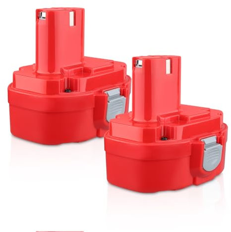 2 Pack 18V 4.8Ah 1822 Battery Replacement for Makita 18V Battery Compatible with Makita 1822 PA18 1823 1833 1834 1835 192828-1 192829-9