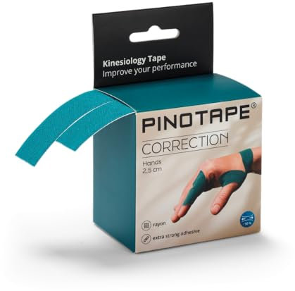 Pinotape Sport Correction Kinesiologie Tape Hands Petrol 2 x 5 m x 2,5 cm