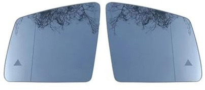 VREFOEAX Spiegelglas Für Mercedes Für Benz GL ML GLE Klasse W164 W166 2010-2018 Ersatz Erhitzt Weitwinkel Blind Spot Hinten Spiegel Glas Außenspiegel Glas Ersatz(L+R)