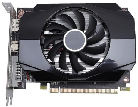 Bewinner RX550 4G 128 -Bit - -Grafikkarte, 1183 MHz -Kernfrequenz, 6000 MHz Speicherfrequenz, 512 Shaders, Metall -Rückplatten, VR -Frequenz, Mehrfachausgangsschnittstellen