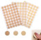 162 Pcs Screw Hole Stickers, Furniture Screw Hole Stickers, Self-Adhesive Cover Caps Wood Texture, 21mm Drill Holes Caps Waterproof Protecting Stickerss, for Wardrobe Cabinets, Furniture Decoration