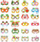 Errshing 24 Pezzi Occhiali Festa Hawaiana, Occhiali di Carta per Feste Tropicali Accessori per Foto Hawaiani Occhiali Party, Gadget Hawaiani per Feste per Bambini e Adulti
