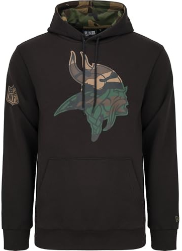 New Era Fleece Hoody - NFL Minnesota Vikings schwarz - XXL