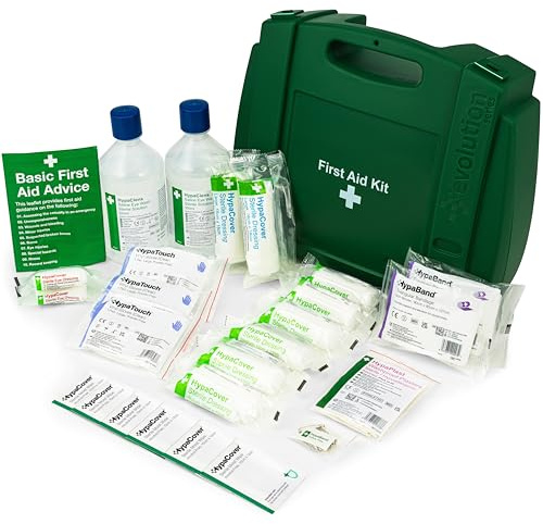 Safety First Aid Evolution First Aid and Eye Wash, 1-10 Persons | in Wall-Mountable Case, Bracket Sold Separately