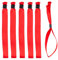 IBOO - 100 Bracelets d'Identification Rouge en tissu pour événements – Fermeture en plastique pour plus de sécurité – Bracelets en satin de qualité agréable identification VIP, soirée