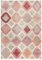 Esprit Home I Handweb Kurzflor Teppich/Läufer aus Wolle für Wohnzimmer, Flur, Schlafzimmer I Nilas Haute Kelim ESP-6011-07 | Rosa Taupe Grau Lila Rot | (80 x 150 cm)