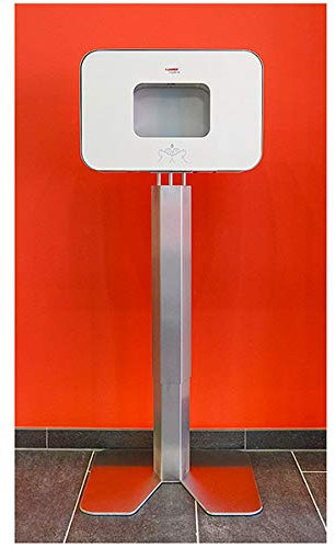 Desinfektionssäule 'Praesidio' mit oder ohne Standfuß von Ophardt, Ausführung:Mit Standfuß