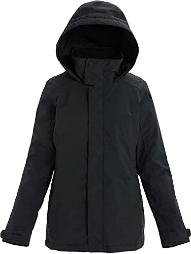 Burton Damen Jet Set Jacke Snowboardjacken, True Black Heather Neu, Small