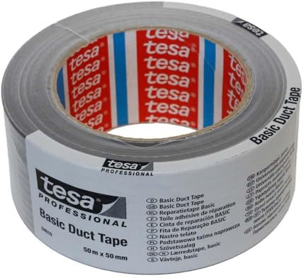 tesa® Duct Tape Nummer 4610 Synthesekautschuk Silber 150 my 50 mm x 50 m, 1 Rolle(n)