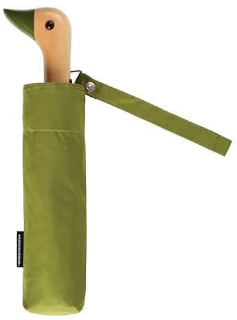 CatoFree AEARJOHN Original Duckhead Regenschirm mit Entengriff, Olivgrün, grün