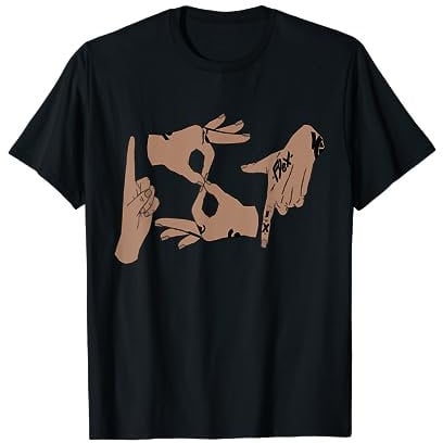 187 Handzeichen Geste T-Shirt