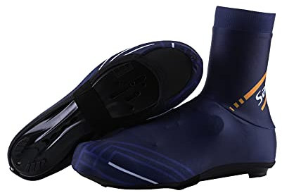 Santic Cycling Overshoes Cycling Shoes Cover MTB Bike Overshoes Cycling Gaiter with Zip Navy EU 44-47