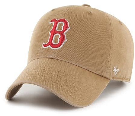 '47 Boston Red Sox MLB Clean Up Camel Beige Verstellbare Cap One-Size