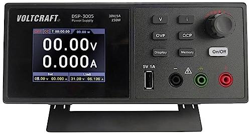 VOLTCRAFT DSP-3005 Labornetzgerät, einstellbar 0-30 V 0-5 A 150 W USB 2.0 Stecker A fernsteuerbar Anzahl Ausgänge 1
