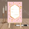 Ramadan Kalender Rosa aus Acrylglas (abwischbar)