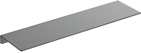 Danpoo Schweberegal für Wand-Organizer und Aufbewahrung, Ausstellungsregal, Metall-Wandregal für Badezimmer, Wohnzimmer, Küche, Schlafzimmer, 50,8 cm, Grau