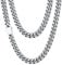 ChainsHouse Herren Halskette Edelstahl Kette Damen Kubanische Kette 66cm Partner Kette 7mm breit Kette Herren Modeschmuck