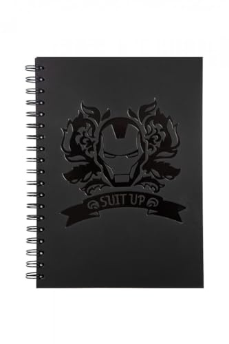 Coolpack 60046PTR, B5 Spiral note book, 100 sheets, check, Disney 100 Black Collection Avengers
