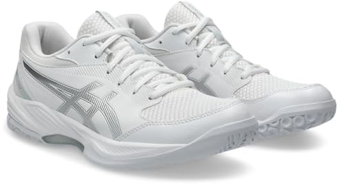 ASICS Damen Gel-Task 4 Sneaker, White Pure Silver, 41.5 EU