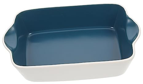Zerodeko Teglia Da Forno in Ceramica Con Doppi Manici Per Arrostire Lasagne E Torte Formaggio Robusta E Facile Da Pulire