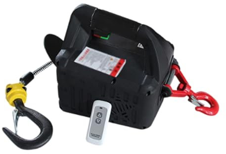 Polipasto eléctrico de grúa portátil de 500 KG para automóviles, mejoras para el hogar, manejo de carga, elevación de talleres de producción,200KG19M