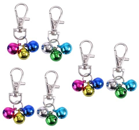 Sosoport 6stücke Mini Hunde-Glocken Halsband-Dekoration Für Kleine Hunde Einfach Anzubringen Für Und Fotos Aus Strapazierfähigem Material