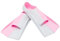 Schwimmflossen Schwimmtrainingsflossen, Schwimmflossen for Schnorcheln, Schwimmen, Tauchen, Schwimmflossen mit Netztasche, geeignet for Kinder, Jugendliche, Mädchen, Jungen, Frauen(Pink white,L 39-41)