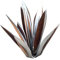 Plantes d'agave en métal pour décoration extérieure, 13,78 pouces, décoration extérieure, sculpture rustique en tequila, sculpture en métal, sculpture en agave, statue, décoration de jardin,argent