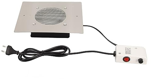Potente Máquina Coleccionista de Polvo Uñas 80W | Ventilador Succión al Vacío para Manicura Colector Compacto y Fácil Limpiar