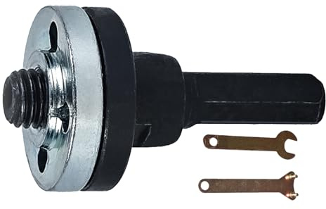 Adapter für Winkelschleifer - Adapter Welle mit für Winkelschleifer | Multifunktional mit anpassbarer Schleifscheibe für Metall und Holz